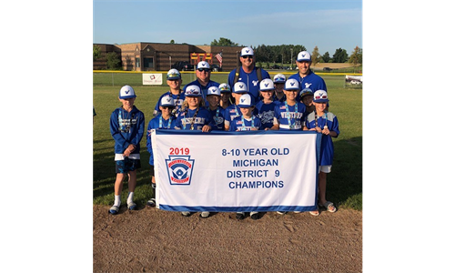 2019 D9 District Champs & Elite Eight Finalists for 8-10 Yr. Olds.